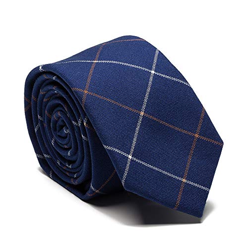 GRAVATA PLAID - NAVY BLUE