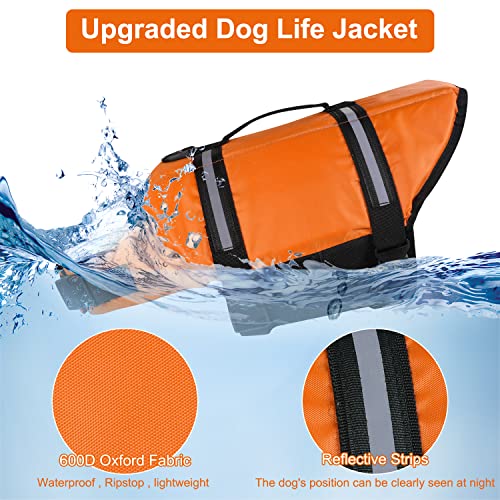 HAOCOO Dog Life Jacket Vest Saver Safety Swimsuit Preserver