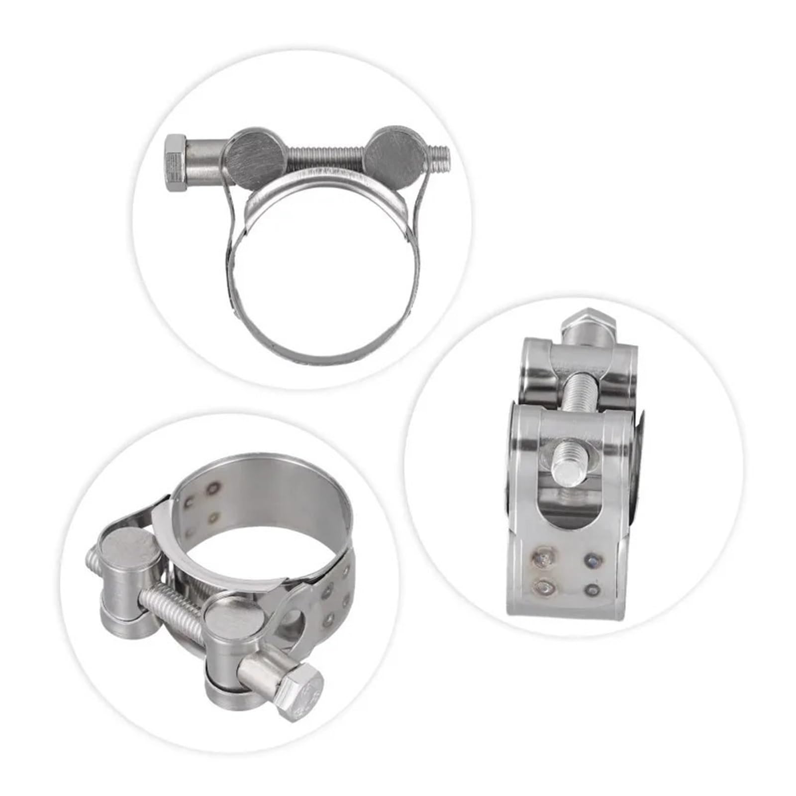 1/2/3 szt. Zacisk węża ze śrubą T ze stali nierdzewnej 304 17 mm-252 mm
