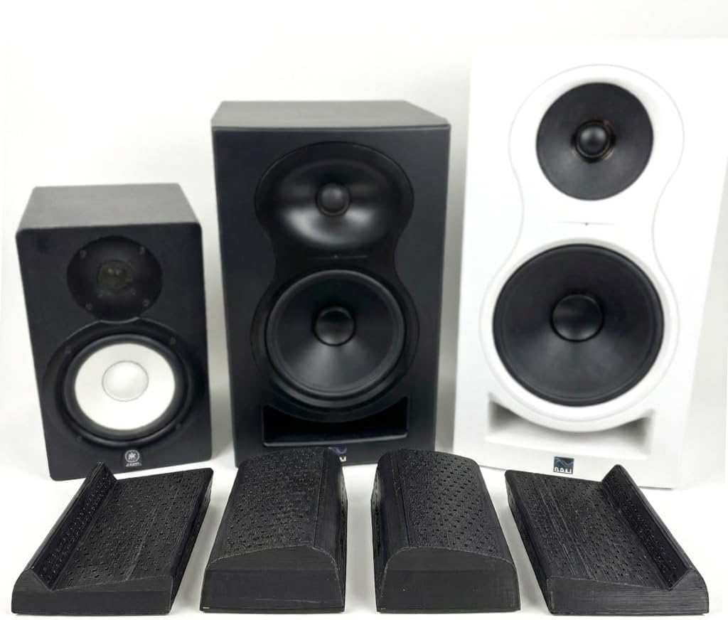 Soundrise Blue Waves Modular Desktop Speaker Stands (2‑Set Bundle)