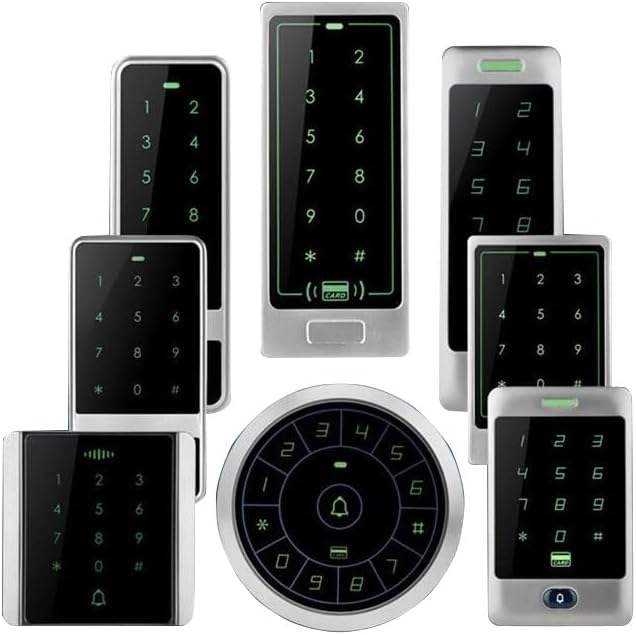 Touch Keypad Metal Case EM4100 125Khz RFID Reader Ext Standalone Access Control - not Waterproof (C30-not waterproof)