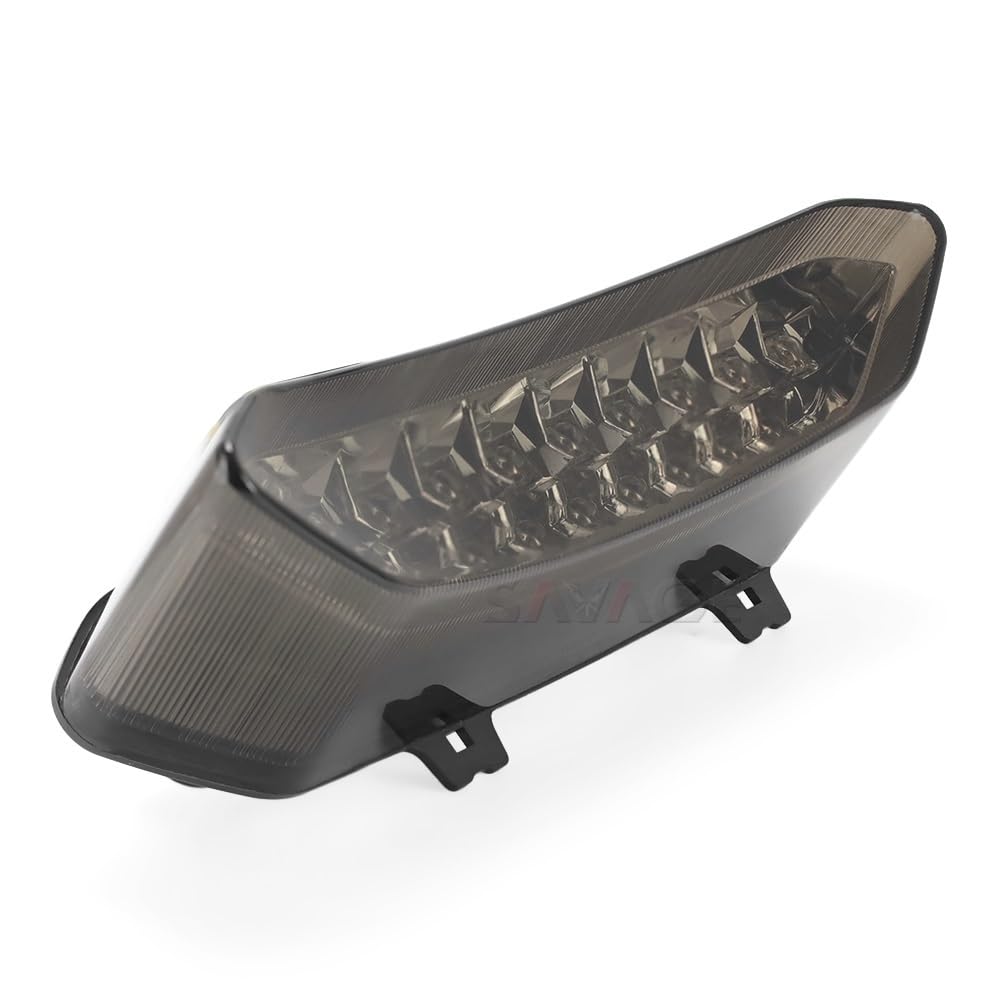 Moto luce freno stop 12V Moto Integrato Fanale Posteriore A LED Indicatori Di Direzione Lampeggiante Per YA&MAHA YZFR1 XVS1300 Softail Accessori Lampada Freno