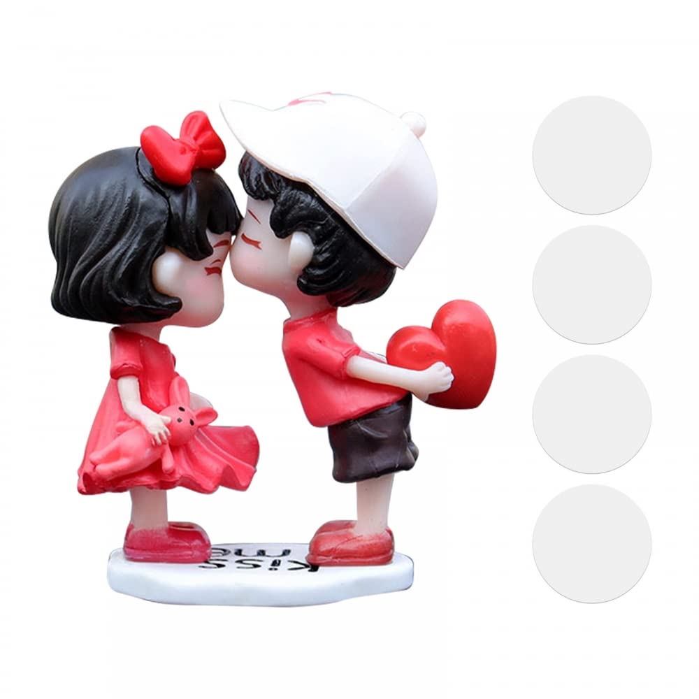 MiOYOOW Car Dashboard Decoration, Lovely Couple Auto Interior Decoration Cute Couple Ornament with for Cars Home