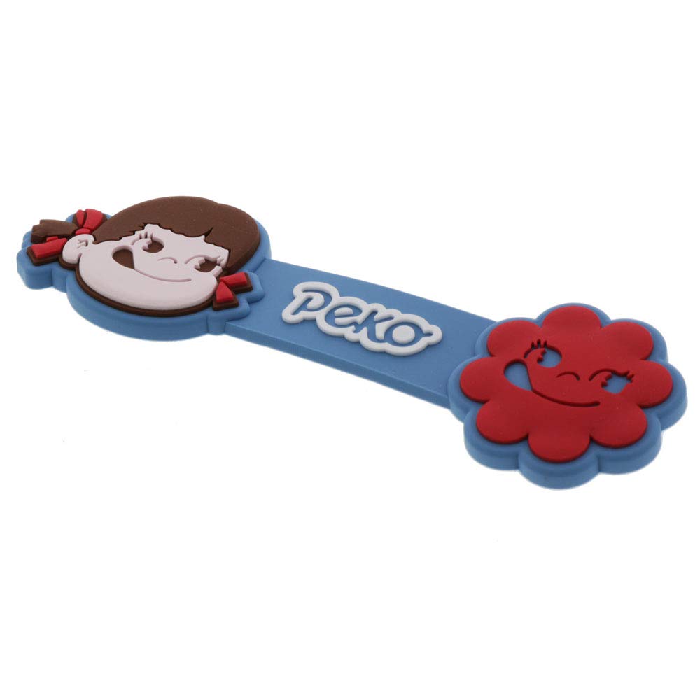 Amazon | サンスター文具 ペコちゃん ケーブルホルダー ブルー
