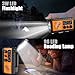 QAUYYW 74000mWh Emergency Radio with NOAA Weather, Portable Hand Crank SW/AM/FM Survival Radio with Fast Charge Rechargeable Solar Battery, Flashlight, Reading Lamp,SOS Sirenor Home Outdoor