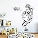 Basketball Wandaufkleber, Moderne Innenkunst Wanddekoration Für Babyzimmer, Dekorative Vinyl Kunst Aufkleber 28X64Cm