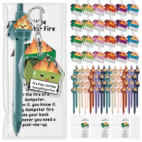 Stylos à bille amusants pour employés et collègues de bureau kit de soutien émotionnel