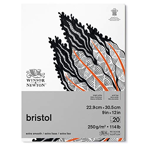 Winsor & Newton, Bristol Paper Pad 250 gsm, 9x12