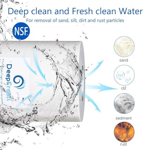 Filtres osmose inverse 10 pouces élimination chlore et sédiments eau robinet - 6