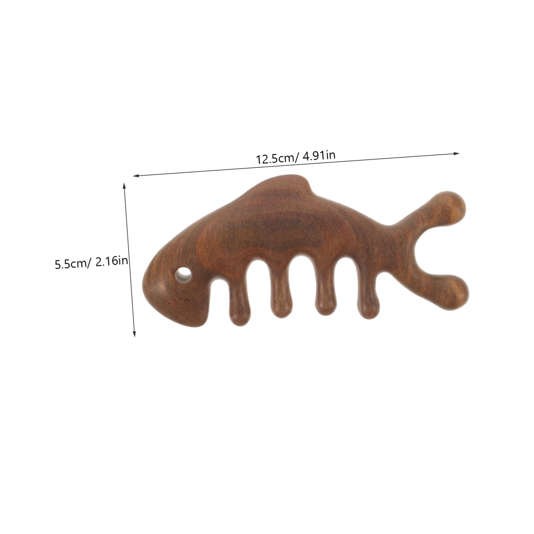 SHERCHPRY Massage Comb Wooden Wide Tooth Scalp Compact Handheld Comb for Relaxation present for Birthdays Special Occasions Portable Design for Go Use