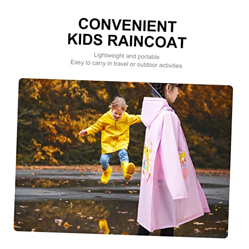 VANZACK 5 Peças Capa De Chuva Itens Essenciais De Viagem Para Crianças Poncho De Chuva Leve Produtos