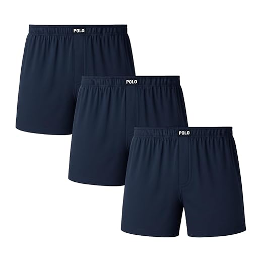Kit 3 Cuecas Samba Canção Viscose Fibra de Bambu Pijama para Dormir Toque Algodão Gelado Premium