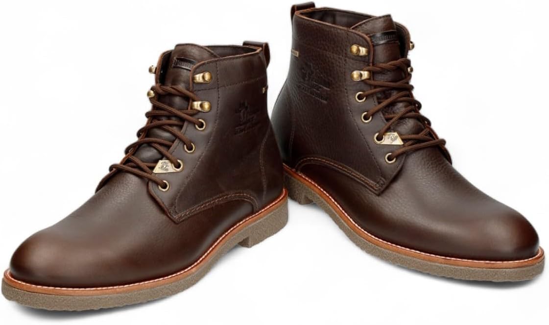 Panama Jack Men's Brown Leather Glasgow GTX C2 Classic Ankle Boots