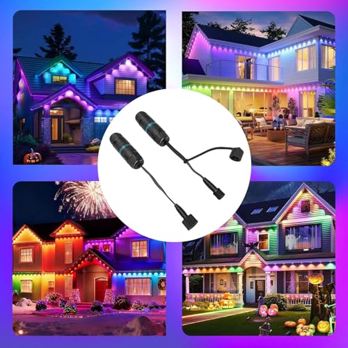 Conector de cable LED IP68 contra la humedad en luces exteriores permanentes H706A y PA66 4