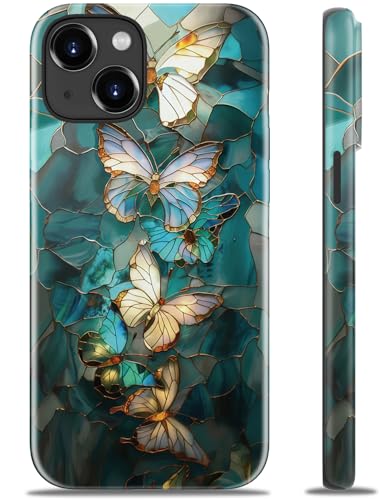 Goodon for iPhone 14/iPhone 13 Case, Cute Wildflower, MagSafe Compatible