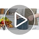 AAOBOSI Eismaschine,Automatische Eismaschine,1,5L Doppelt isolierte Gefrierschale,Gelato,Sorbet,Frozen Yogurt Maker,Hausgemachtes Softeis,Timer – Bild 8