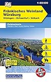 K&F Deutschland Outdoorkarte 56 Fränkisches Weinland, Würzburg 1 : 50 000: Kitzingen - Ochsenfurt - Volkach: Kitzingen, Ochsenfurt, Volkach. Wander, ... (Kümmerly+Frey Outdoorkarten Deutschland) - Kümmerly&Frey 