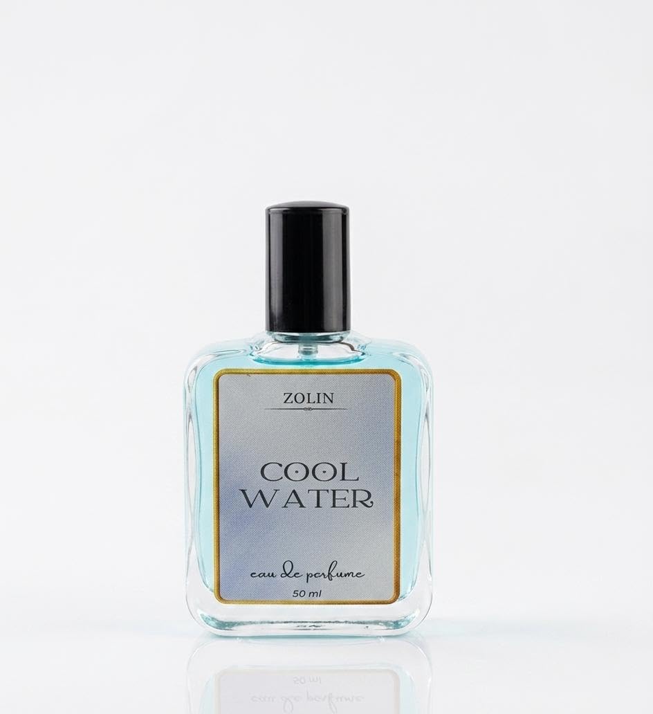 ZOLIN Cool Water Long Lasting Floral Perfume for Men & Women | Premium Unisex Eau De Parfum | Fresh Aquatic Floral Fragrance | 50 ML ZOLIN Cool Water Long Lasting Floral Perfume for Men & Women | Premium Unisex Eau De Parfum | Fresh Aquatic Floral Fragrance | 50 ML