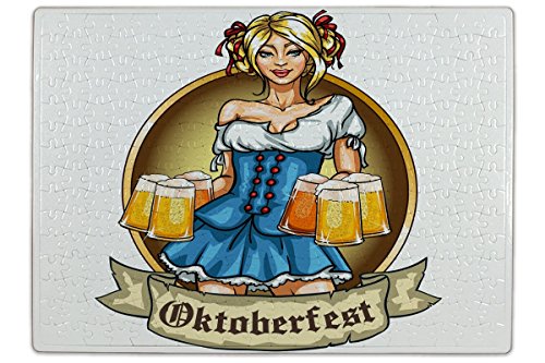 Preisvergleich Produktbild LEotiE SINCE 2004 Puzzle Abenteurer Bierkrug Oktoberfest Bedruckt 120 Teile