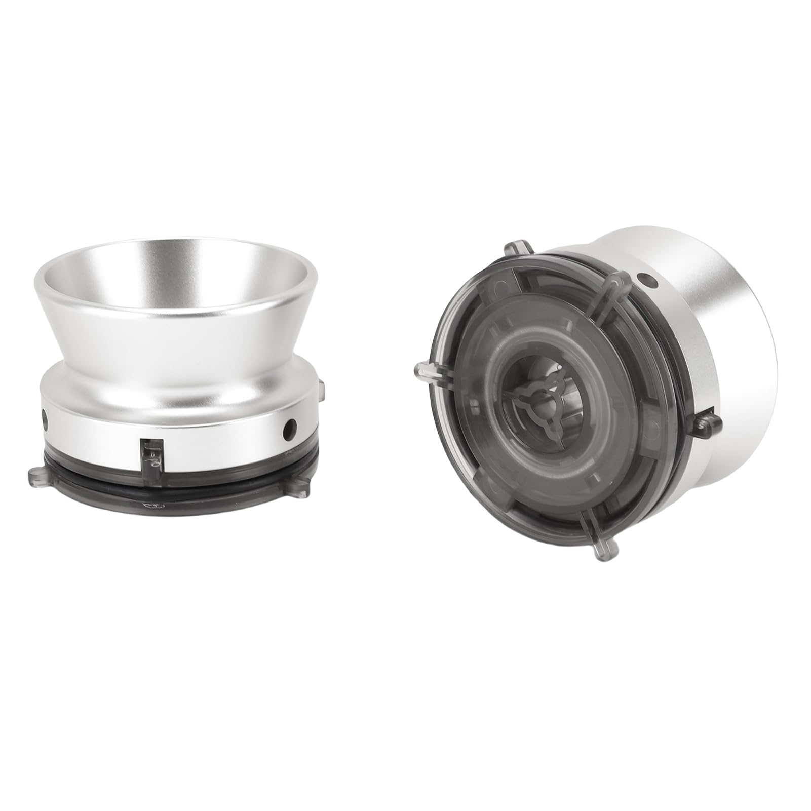 FILFEEL Adaptadores de Buje NAB/Dispositivo de Carga Universal de 4 Pulgadas y 10 Pulgadas para Grabadora de Cinta de Carrete a Carrete - Adaptador de Buje de Aleación de Aluminio Bloqueable