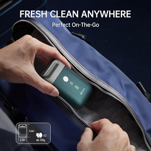 Image of Portable Electric Razor for Men with 8,000 RPM Dual Floating Blade, 1H Charge for 60 Days, Type-C, Design for Daily /Travel Use, Electric Foil Shavers for Face, Green