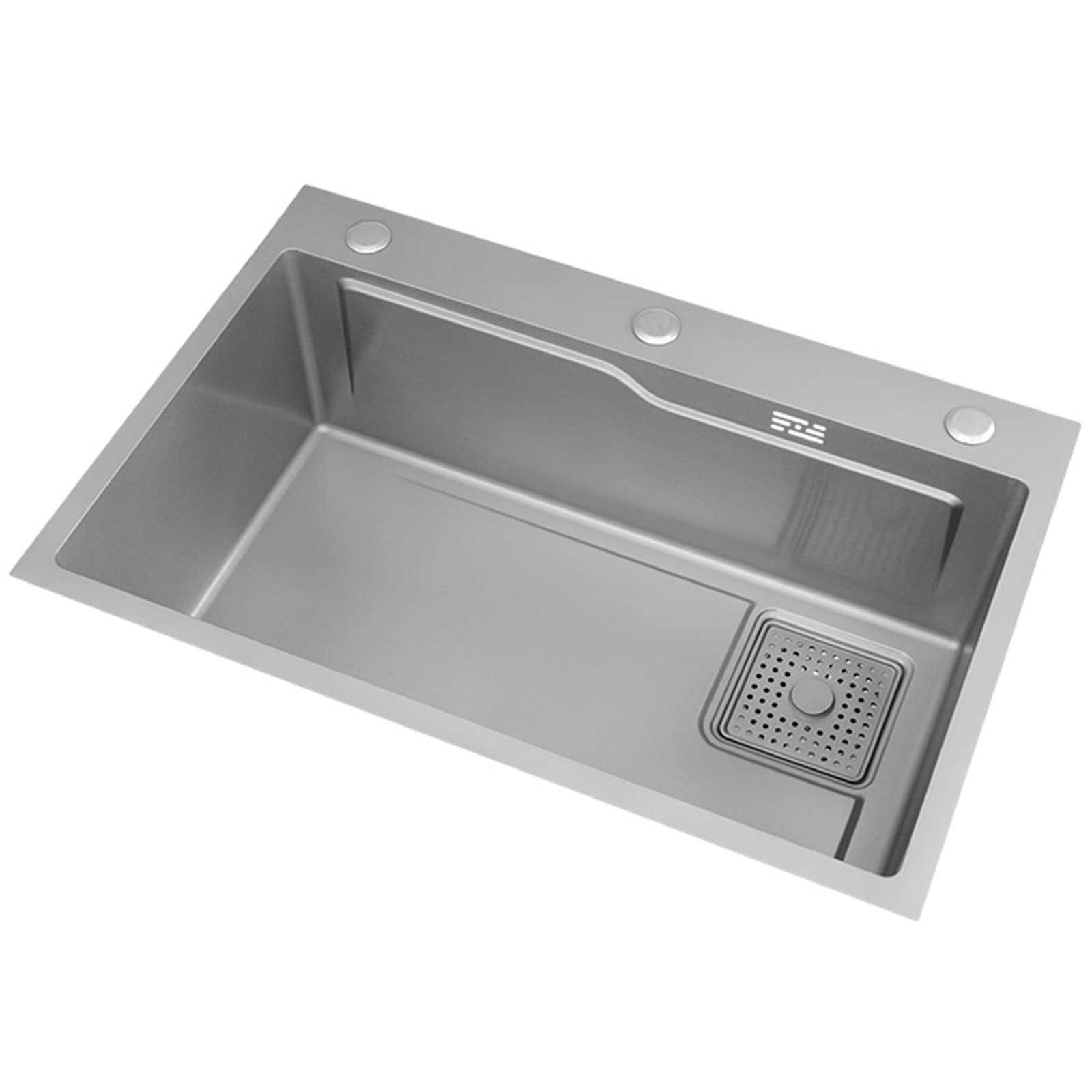 Évier de cuisine en inox pour camping-car et van amovible de 75 cm de large