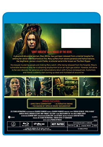 Película Open 24 Hours Blu-ray USA de terror psicológico importada en formato físico 3