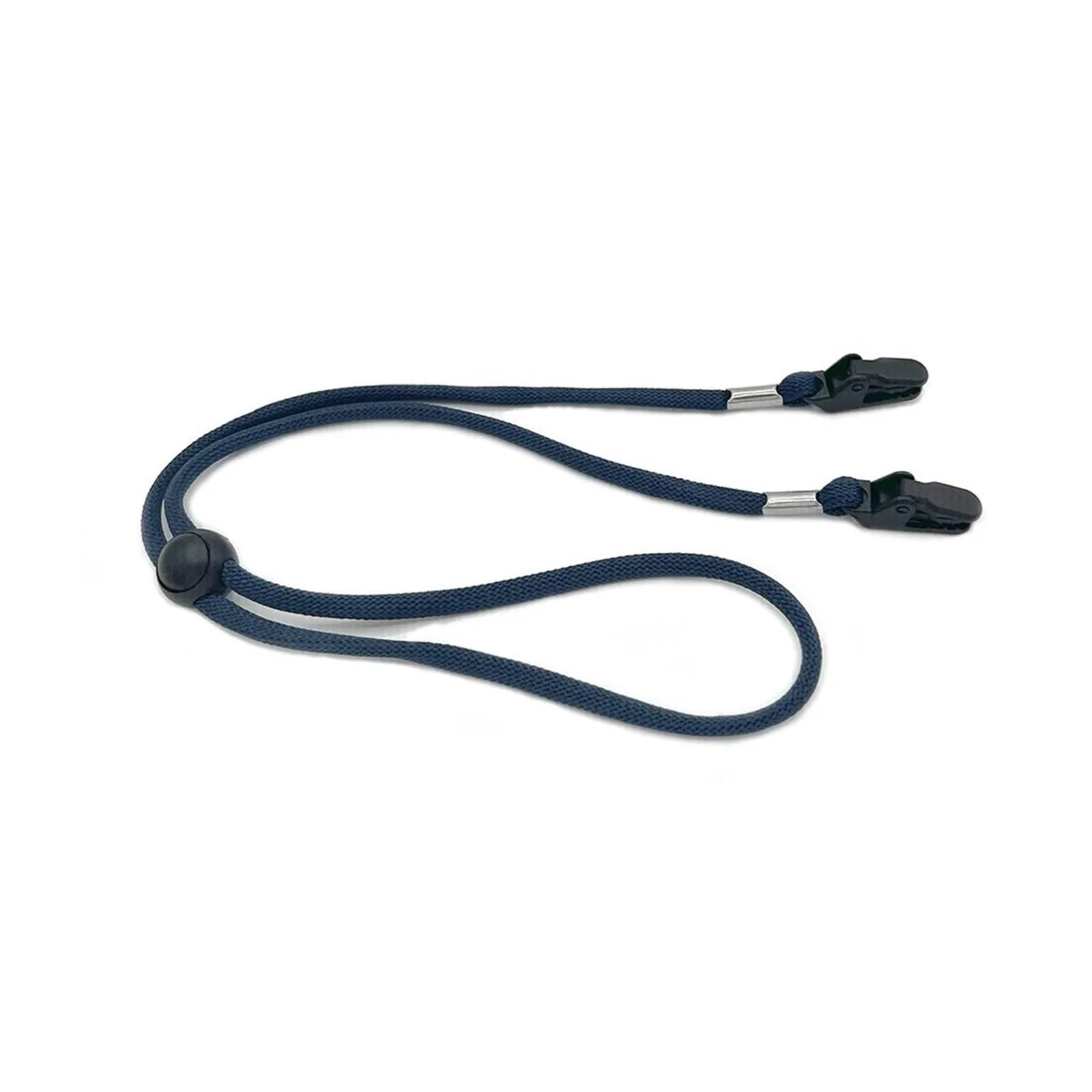 Lyhydma Blue Drawstring Cord 1Pc Hat Retainer Chin Cord Boating Riding Windproof Strap Clips For Wind Diy Apparel Sewing Supplies(Blue)
