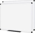 VIZ-PRO Magnetic Whiteboard/Dry Erase Board, 48 X 36 Inches, 2 Pack… | 4' x 3' Aluminum Framed Whiteboard with Marker Tray for School Office Home