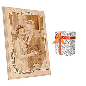 Personalisiertes Fotogeschenk auf Massivholz für besondere Glücksmomente : Hochzeit, Geburtstag, Jahrestag oder…