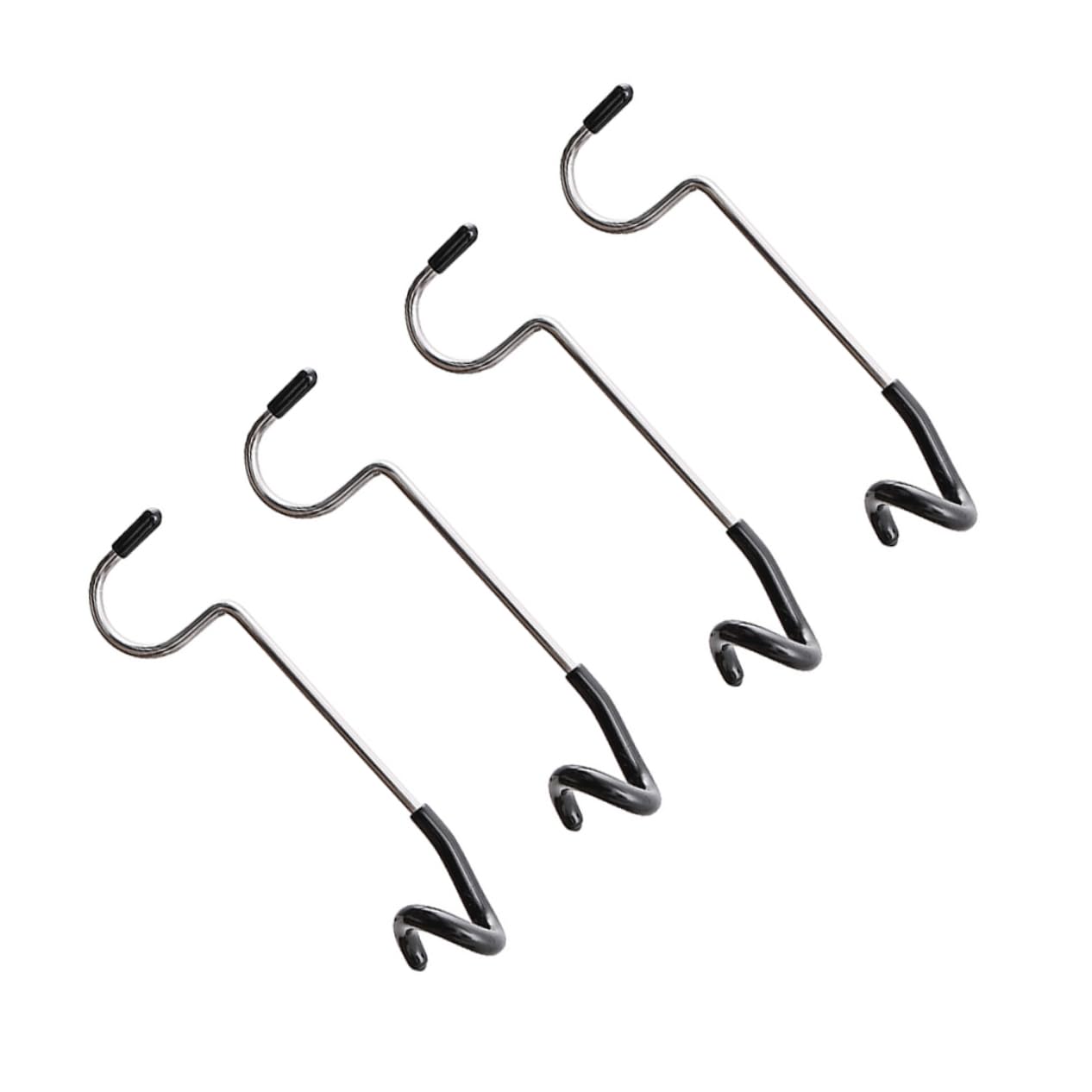 GRIRIW 4Pcs Camping Light Hooks Non Slip Lantern Hangers for Tent Poles for Outdoor Camping Hiking Travelling Durable and Stable Design