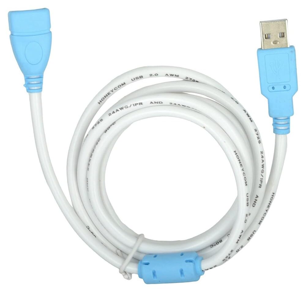 Meshiv USB 2.0 Male A to Female A Extension Cable Super Speed 5GBps for Printer/PC/External Hard Drive LED/LCD TV USB Ports (1.5M-White) (B09Z949MND) Amazon Price History, Amazon Price Tracker