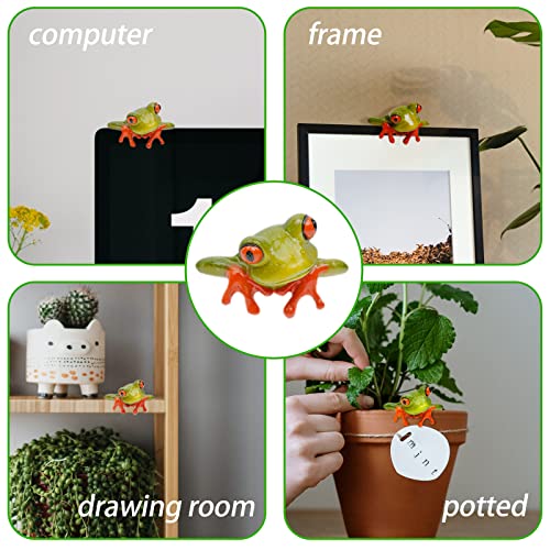 Cogeek 3D Peep Frog Funny Car Stickers Rearview Mirror Computer Ornaments (B) #TOP4