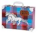 Schneiders 49316-052 - Kinderkoffer mit Tragegriff und 2 Metallverschlüssen, Wild White Beauty, ca. 33 x 24 x 10,5 cm, für Spielzeug, Bastel- und Zeichenmaterial und Reise