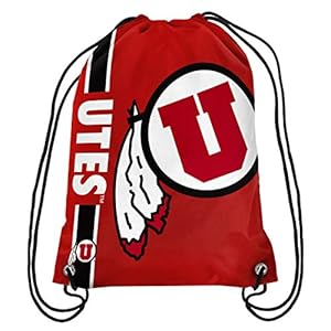 FOCO Utah Utes NCAA Big Logo Drawstring Backpack