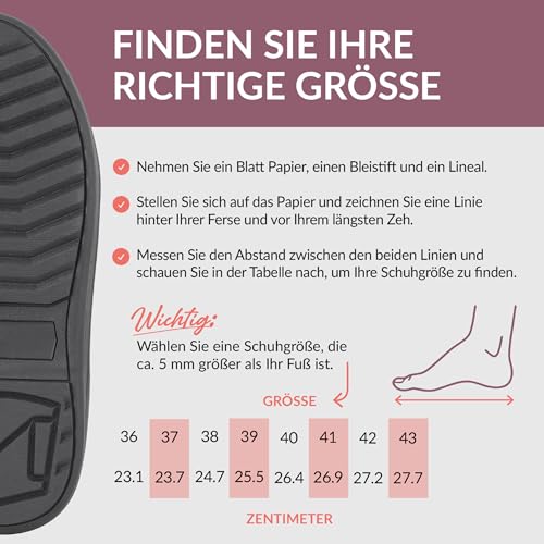 Green Comfort Gummistiefel Damen Halbhoch 40 | Wasserdicht Gummistiefel Damen Kurz für Outdoor und Garten