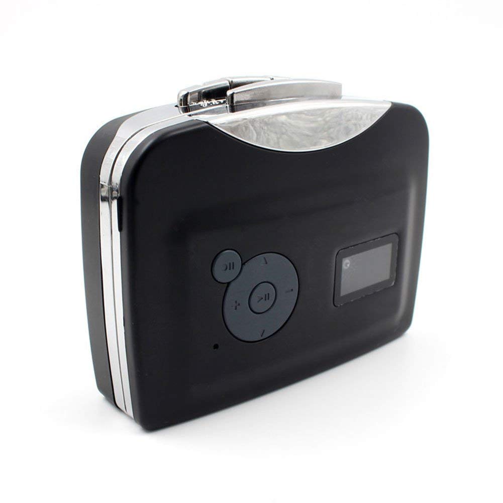 Portable Cassette to MP3 Converter Retro Walkman Music Recorder with Earphone, Cassette Player, Convert Cassette to MP3 via USB Disk, No Need Driver