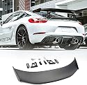 TGFOF Heckspoiler für Porsche Cayman 981 718 987 997 998 911 GT4 Stoßfestigkeit ABS-Kunststoff hohe Festigkeit Kofferraum Spoiler Flügel