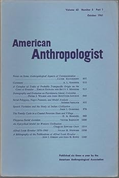 American Anthropologist, vol. 63, no. 5, part 1 (October 1961)