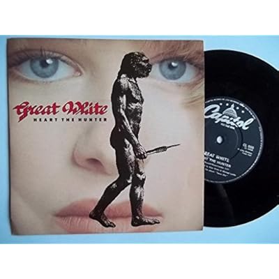 GREAT WHITE - HEART THE HUNTER - 12 inch vinyl