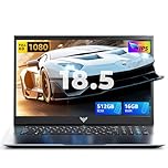 ACEMAGIC AX18 18,5 Zoll Laptop,8000mAh,Twin Lake N150 (bis zu 3,6 GHz), 16 GB DDR4 512 GB SSD bis zu 2 TB, 1920 x 1080 IPS Full HD Laptop, BT5.0, HDMI, Typ-C, 180° Öffnen und Schließen