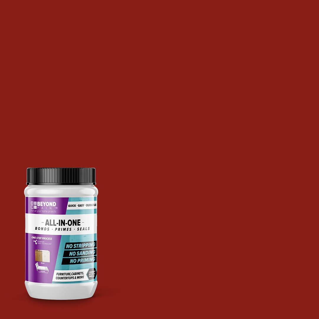 BEYOND PAINT - Furniture, Cabinets and More All-in-One Refinishing Paint Quart- Color:Poppy