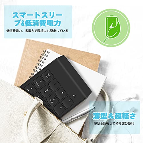 VANYIBON テンキー2.4G ワイヤレステンキー 18キー 数字キーボード 非連動テンキー 薄型 持ち運び便利 デスクトップPCノートブック用 の商品画像 3