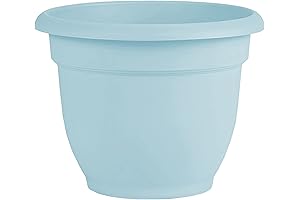 Bloem Ariana Self Watering Planter: Effortless Plant Care in Misty Blue