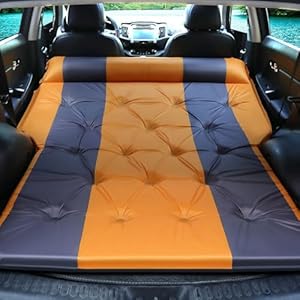 WuYyyyy Für Chrysler Concorde 1998-2024 Luftmatratze Auto Kofferraum,Matratze für Reisen Camping Outdoor Aktivitäten.,I-Orange 02