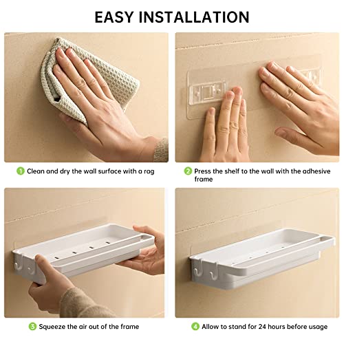 Miniatura 7 de Toski Organizador De Fregadero Para Utensilios De Cocina, Cepillo De Esponja Para Escurridor, Sink Caddy Soporte Con Bandeja Extraíble Y Toallero