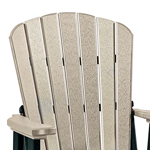 Os Home And Office 510Wwbk Fan Back Swivel Glider, Weatherwood And Black #TOP2