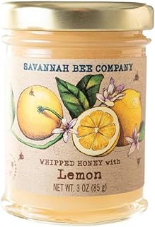 Savannah Bee Company Whipped Honey - All Natural Spreadable Honey (3 Ounce (Pack of 1), Lemon)