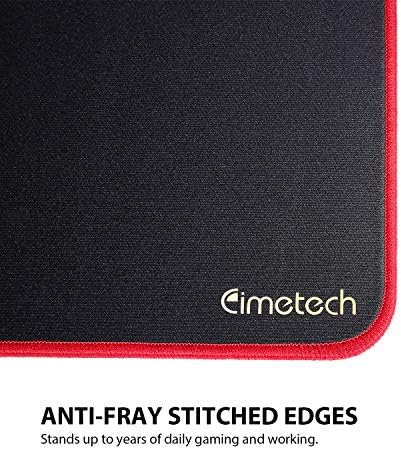cimetech Gaming Mouse Pad XXL (800x300x5mm) Comfortable Extended Large Mouse Mat Desktop Keyboard Mat with Non-Slip Base, Smooth Surface for Computer Laptop Desk - Black