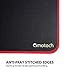 immagine 2cimetech XXL Tappetino Mouse Gaming, 800x300x5mm Grande Mouse Pad, Superficie Liscio, Base in Gomma Antiscivolo, con Bordi Cuciti, per Computer, PC e Laptop(XXL5MM 1PCS, Black)